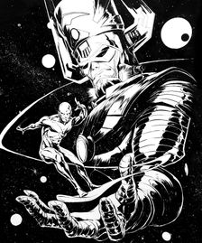 Galactus and Silver Surfer